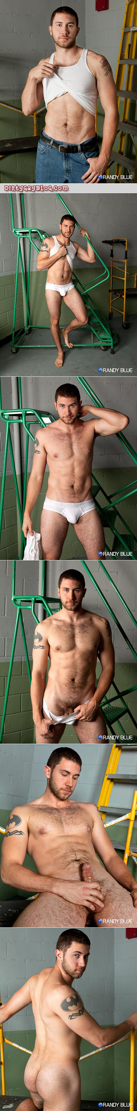Furry young cub in white briefs plays with his hard dick and hairy ass.